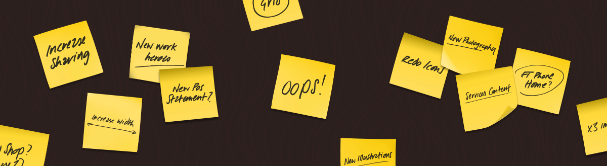 Oops, we accidentally redesigned our website