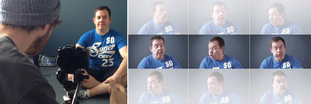 The making of Tom's shaky face