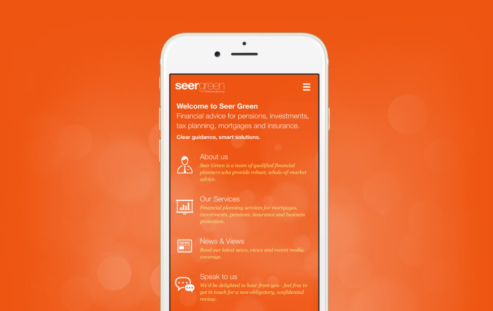 New Seer Green website