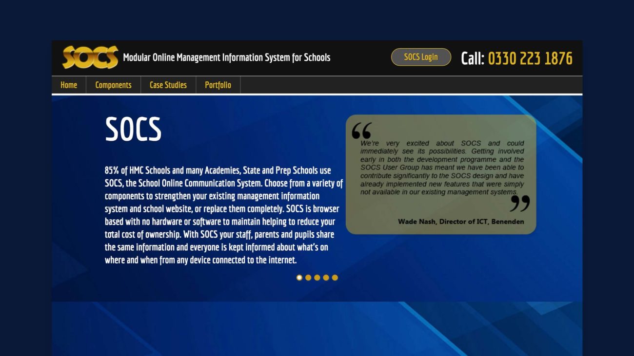 Socs Old Website